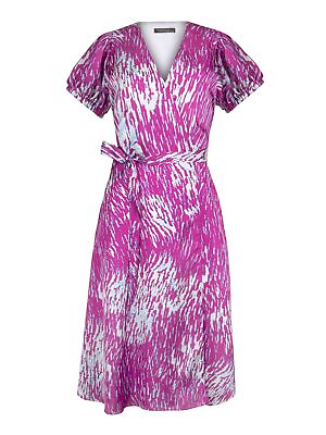 #ad RACHEL RACHEL ROY Womens Tie Short Sleeve Midi Wear To Work Wrap Dress $17.99