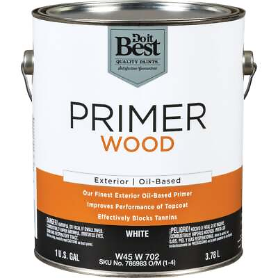 #ad Do it Best White Oil Based Wood Exterior Primer 1 Gal. W45W00702 16 SIM Supply $39.76