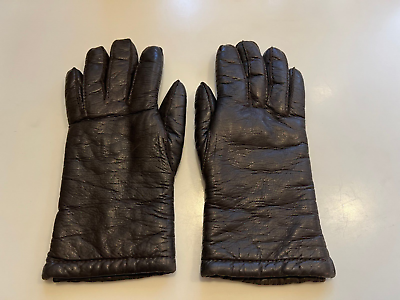 #ad Genuine Leather Lined Gloves $6.00