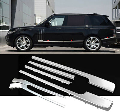 #ad For Range Rover L405 13 21 6pcs Silver Exterior Body Side Molding Trim Cover Kit $239.00