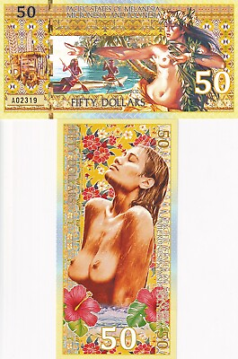 #ad PACIFIC STATES of MMP Polymer 50 DOLLARS Woman 2023 2024 Fantasy $3.79
