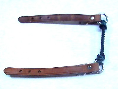 #ad Berlin Custom Leather green finish cowboy rope curb horse tack equine $11.25