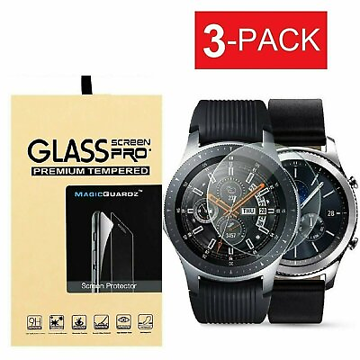 #ad #ad 3PK Tempered Glass Screen Protector for Samsung Galaxy Watch 4 5 6 Classic Pro $4.24