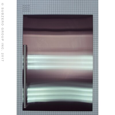 #ad Sub Zero 7025314 Stainless Steel Door Panel Pro Handle Right Hinge $637.50