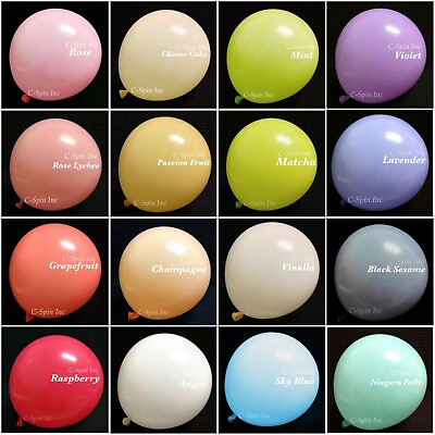 #ad 20x 10 Inch Macaron Pastel 16 Color Latex Balloon Birthday Party Decoration Teal $4.95