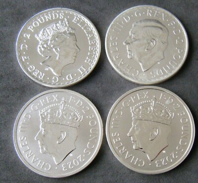 #ad 2023 Britannia 1oz Silver Bullion Coin Royal Mint Choose your coin GBP 41.99