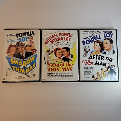 #ad The Thin Man Lot Of 3 DVD Song Of Shadow Of After the Thin Man $15.00