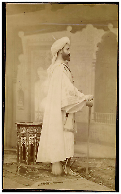 #ad Portrait de Louis de Chasseloup Laubat en costume algérien Algérie Vintage pri EUR 400.00