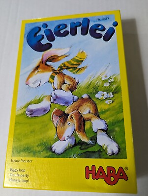 #ad HABA Eierlei Eggy Hop Rabbit Game 4 in VG MINT condition $16.95