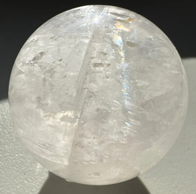 #ad Iceland Clear Optical Calcite SphereSparMetaphysicalReikiCrystalDecor $140.00
