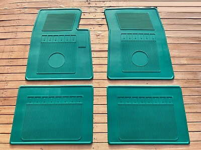 #ad For Oldsmobile Starfire Convertible Rubber Green floor mats set of4 1963 $151.05