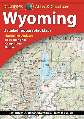 #ad Delorme Wyoming Atlas And Gazetteer $16.71