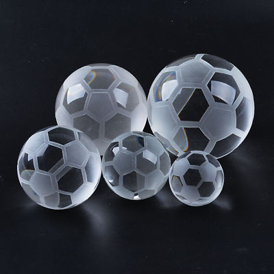 #ad New Crystal Glass Soccer Football Ball Sphere ORB 40 80mm Graduation Gift $24.35