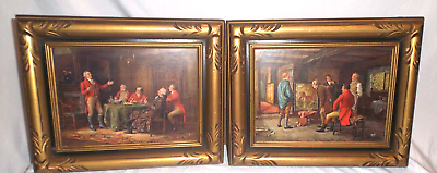 #ad Vintage Pair of Ornate Carved Wood Gold Tone Picture Frames Fits 11quot; x 8quot; $149.99