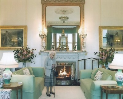 #ad Queen Elizabeth ll Her Last Photo at Balmoral Castle Sept 2022 8X10 Quality NEW $4.88