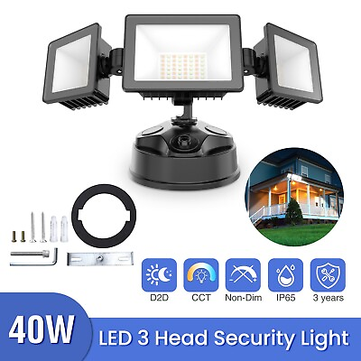 #ad LED Security 2 Modes Flood Outdoor Lights 4000LM Waterproof Light Motion Sensor $29.99