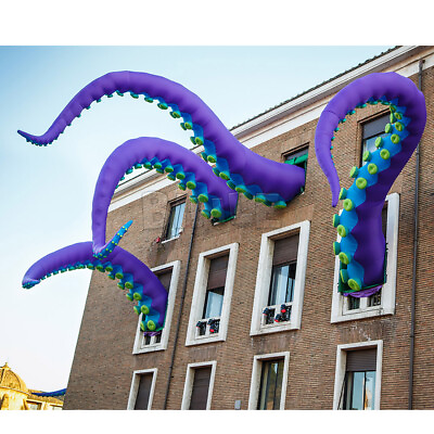 #ad 1pcs Inflatable Octopus Tentacles Inflatable Octopus arm Halloween Decoration $689.90