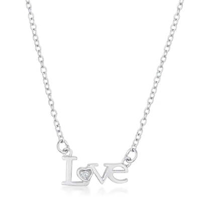 #ad Love Script Necklace $40.49