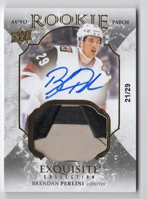 #ad 2016 17 Upper Deck The Cup Exquisite Collection Rookie Auto Patch Brendan C $41.15