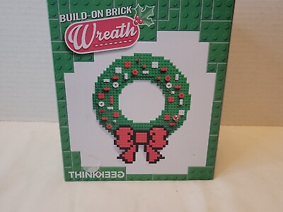 #ad Brick Builder Christmas Holiday Wreath Works w LEGO DIY Gift Idea Think Geek New $12.00