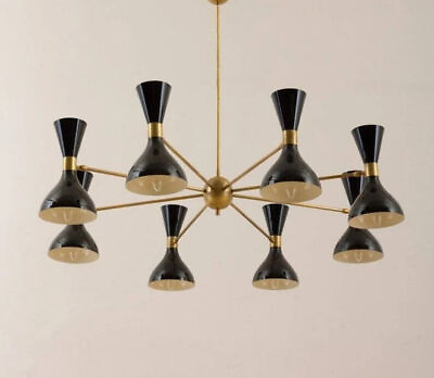 #ad Mid century Italian 8 arm chandelier.... $528.32