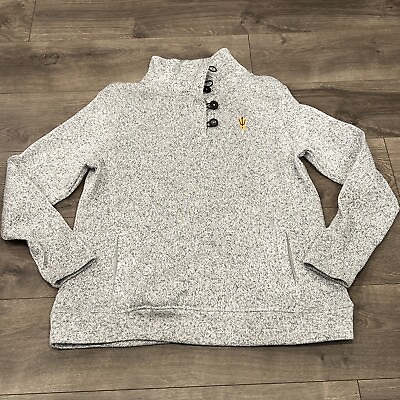 #ad Arizona Wildcats Grey Champion Elite Pullover Sweatshirt Sweater Women’s XL $19.19
