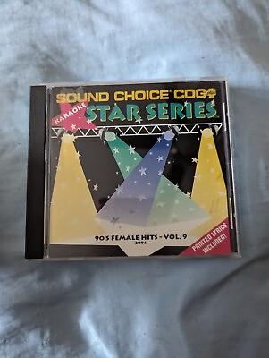 #ad Sound Choice Star Series 90s Female Hits Vol 9 SC 2094 CDG $16.99