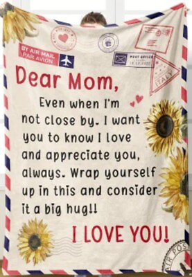 #ad Mothers Day Gifts for Mom Blanket I Love You Mom Gifts for Mothers Birthday $18.00