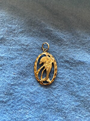 #ad Sterling Silver Dolphin Pendant 2.4 Grams $9.99