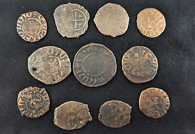 #ad 11 Cilician Armenian Coins Bronze LG Dealer Lot of 11 Crusades Byzantine $106.89