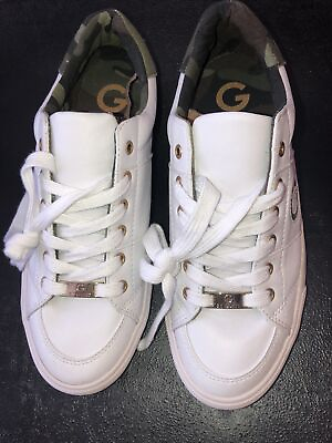 #ad Women’s G by Guess Low Rise Sneakers Size 10M White $35.00