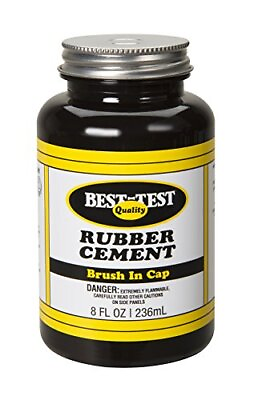 #ad Best Test Rubber Cement 8OZ Jar $28.99