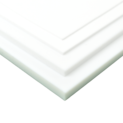 #ad White Natural Teflon PTFE Virgin Plastic Sheet Various Sizes and Thicknesses $189.97