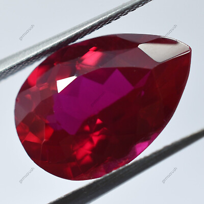 #ad NATURAL Pear Shape Beautiful Blood Red RUBY 8.90 Ct Loose CERTIFIED Gemstone $24.61