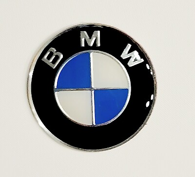 #ad Roundel Emblem For BMW 45mm Badge 1 3 4” Bonnet Logo STEERING WHEEL Hood Trunk $13.98