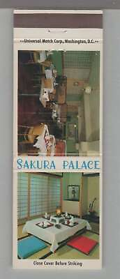 #ad Matchbook Cover Matchorama Sakura Palace Silver Spring MD $4.95