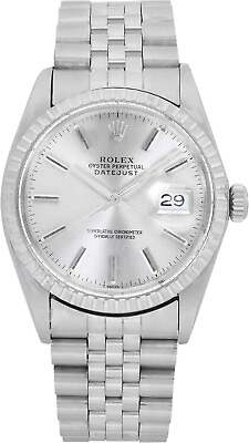 #ad Rolex Datejust 16030 Silver Jubilee Bracelet with Silver Bezel $6200.00