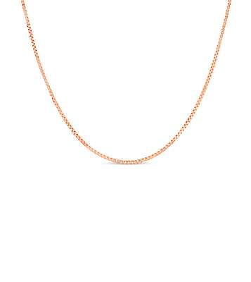 #ad Olive amp; Chain 14k Rose Gold Box Chain Necklace $99.95