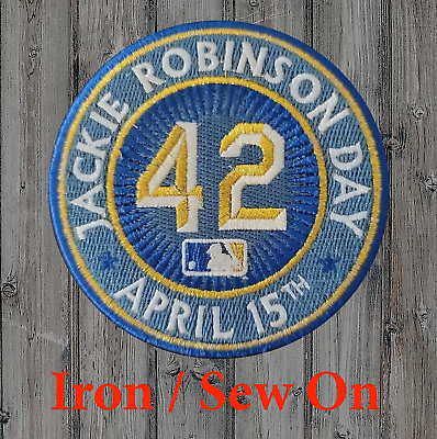 #ad Jackie Robinson Patch April 15th Baseball Jersey Patch Jackie Robinson Day Patch $15.95