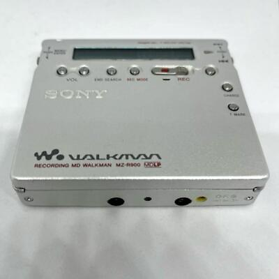 #ad SONY MZ R900 Silver Walkman MD Mini Disc Player Used $138.20