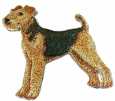 #ad Custom Dog Portraits Airedale Embroidery IronOn Sew Patch 4.0quot; x 3.5quot; $12.99