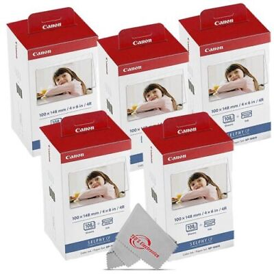 #ad Canon KP 108IN Ink Cartridgeamp;Color Paper Set for Canon Selphy CP1300 CP1500 lot $19.98