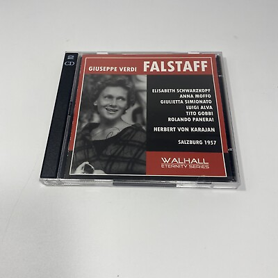 #ad Giuseppe Verdi Falstaff 1957 CD Karajan walhall $5.82