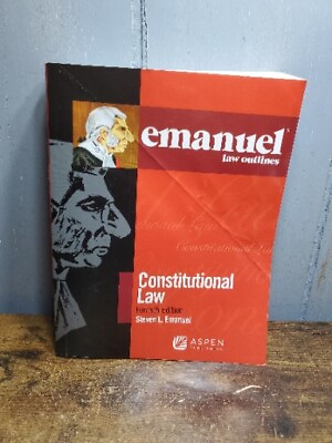 #ad Emanuel Law Outlines for Constitutional Law Paperback $28.00