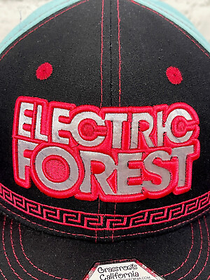 #ad ELECTRIC FOREST Music Festival Grassroots California Snapback Hat 2015 NEW RARE $69.95