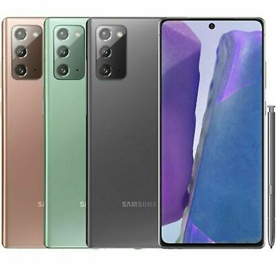 #ad Fully Unlocked Samsung Galaxy Note 20 5G N981U 128GB Gray Green Bronze VERY GOOD $245.00