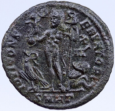 #ad LICINIUS I 321AD Authentic Ancient Genuine Original Roman Coin JUPITER i118593 $102.15