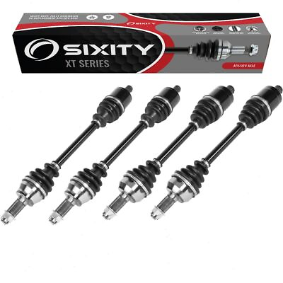 #ad 4 pc Sixity XT Front Rear Left Right Axles for Polaris RZR 900 EPS Trail Fox sn $316.99