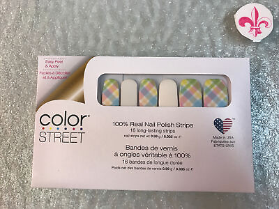 #ad Color Street Nail polish strips Color Spring Picnic Easter Limited Edition Nails $4.00