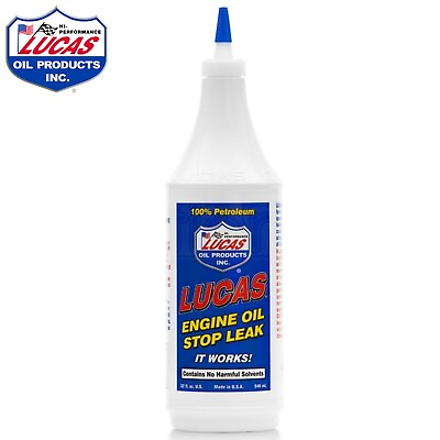 #ad Lucas Oil 10278 Engine Oil Stop Leak 1 Quart Automotive Additive $15.99